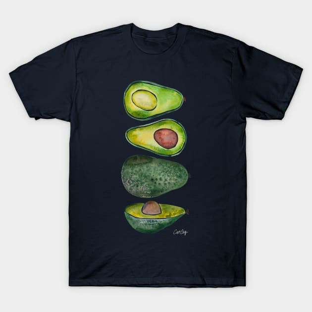 Avocados T-Shirt by CatCoq